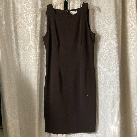 Ann Taylor Brown Sheath Dress - Picture 1 of 7